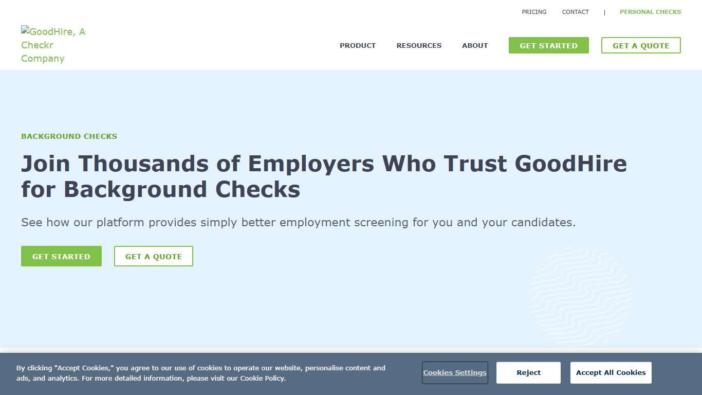 Employment Background Checks Fast, Reliable Results GoodHire
